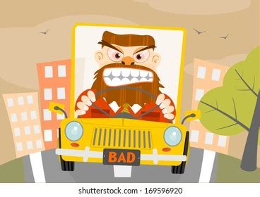 Image result for Angry Driver Cartoon