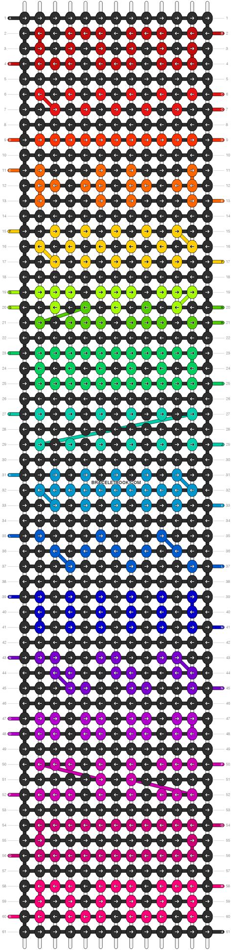 friendship bracelet patterns aztec
