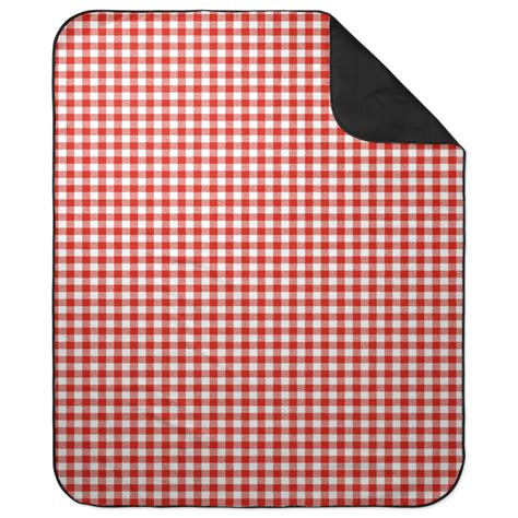 Red Gingham Pattern Picnic Blanket | Shutterfly