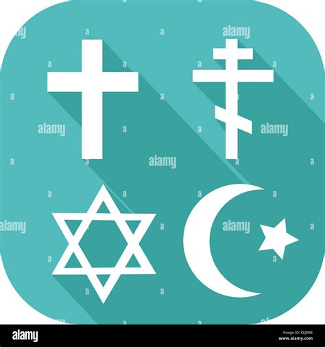 Different religion symbols hi-res stock photography and images - Alamy