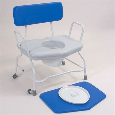 Height Adjustable Extra Wide Commode - Essential Aids UK