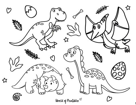 Free Printable Dinosaur Coloring Pages For Kids
