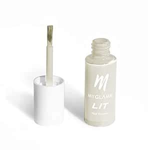 Buy MyGlamm LIT Nail Enamel-Groundwork (Clear)-7ml | Nail Polish | Nail ...