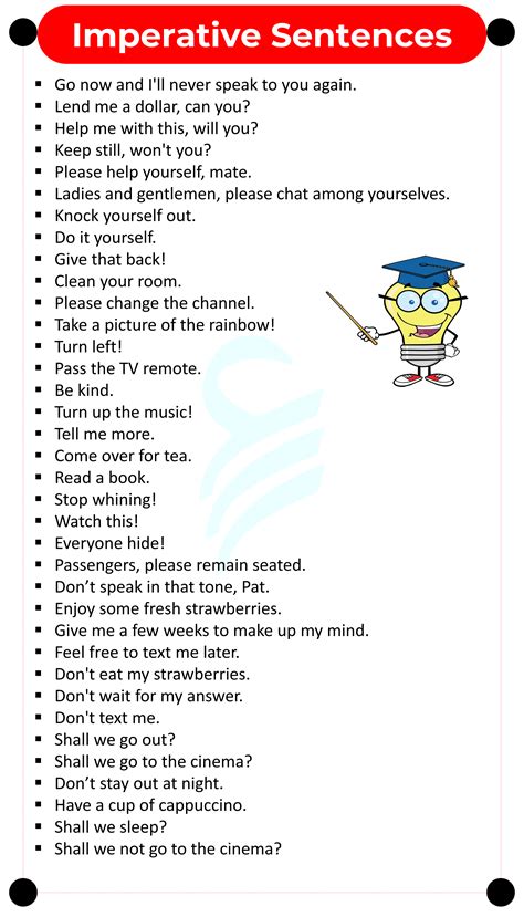 Image result for Imperative Sentences Examples