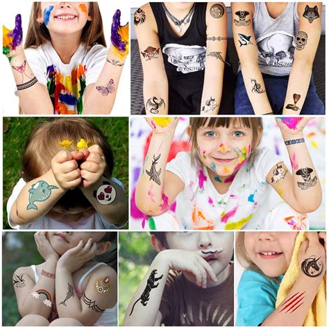 Yazhiji 36 Sheets Temporary Tattoos for Kids Boys India | Ubuy