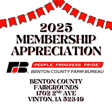 2025 Membership Appreciation Event , Benton County Fairgrounds, Vinton ...