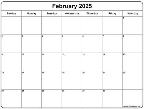 February 2025 calendar | free printable calendars