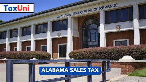 Alabama Sales Tax 2025 - 2026