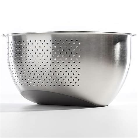 Rice Washer Strainer Bowl, Stainless Steel Quinoa Washing Bowl | Side ...