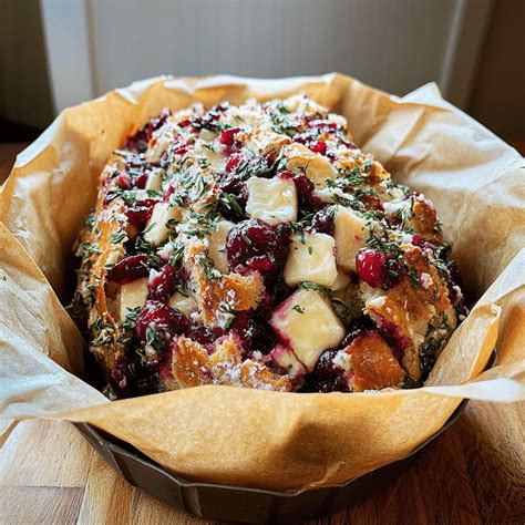 Irresistible Cranberry Brie Sourdough Pull-Apart Bread Recipe