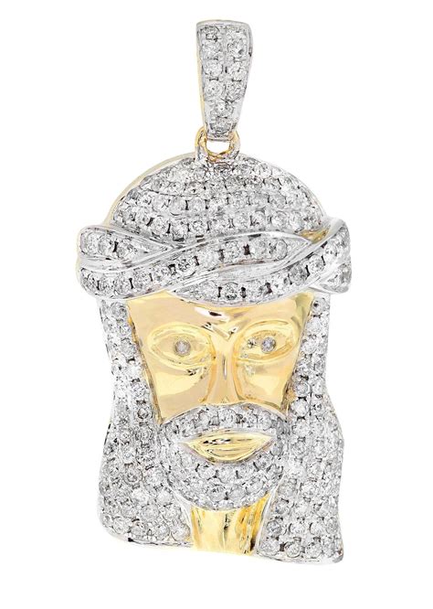 Diamond Jesus Piece | 12.48 Grams | 2.43 Carats – FrostNYC