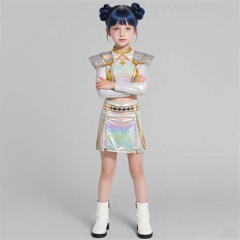 Girl's Halloween Costume Pop Star Rumi Halloween Costumes Crop Top ...