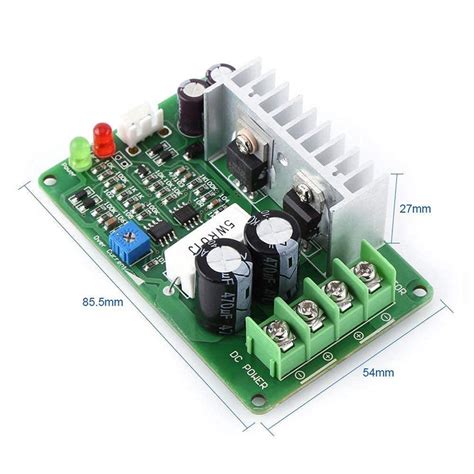 DC PWM Motor Speed Controller 12V 24V 36V 15A Over-current Protector ...