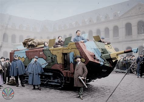 French tank "Saint-Chamond" - second tank produced by French Army | Ww1 ...