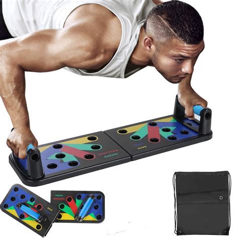 Push Up Board 12 In 1 Body Building Home Comprehensive Fitness Exercise ...