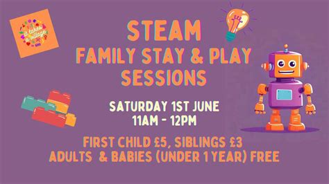 STEAM Family Stay & Play Session, The Plot, 80-84 Union Street , PL1 ...