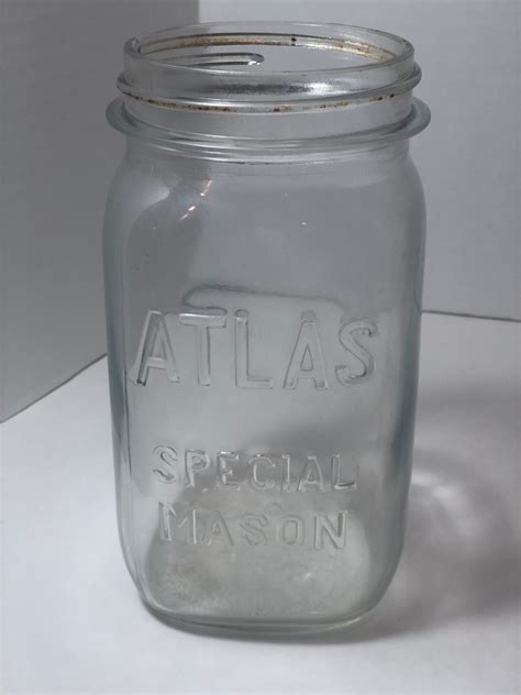 Vintage Atlas Special Mason Quart Jar - Etsy