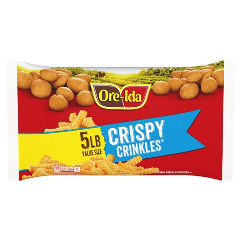 Golden Crinkles French Fries Fried Frozen Potatoes | ORE-IDA | Products ...