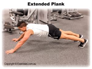 Image result for Extended Plank Exercise
