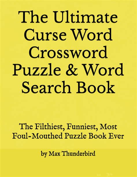The Ultimate Curse Word Crossword Puzzle & Word Search Book ...
