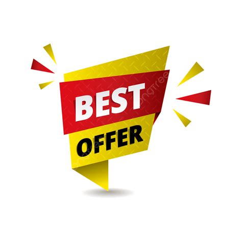 лучшее предложение продажи баннер вектор ценник этикетка изолированные ...