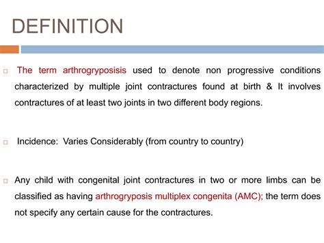 Arthrogryposis | PPTX