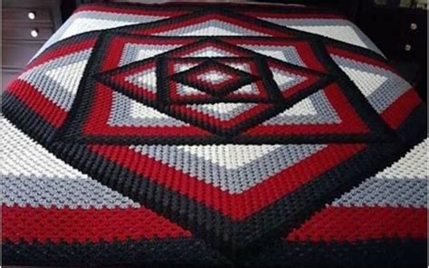 kaleidoscope granny square crochet pattern