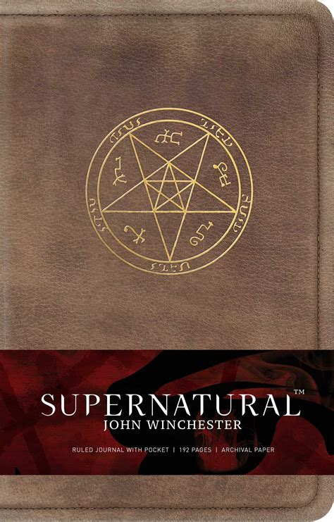 Amazon.com: Supernatural: John Winchester Hardcover Ruled Journal ...