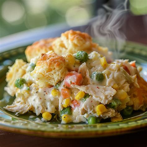 Red Lobster Chicken Cobbler Recipe Using Cheddar Bay Biscuit Mix - TremBom