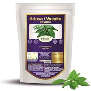 Buy Biotic Natural Adusa Powder - Vasaka Powder - Adhatoda Vasica ...