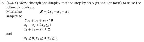 Image result for Simplex Method Tabular Form