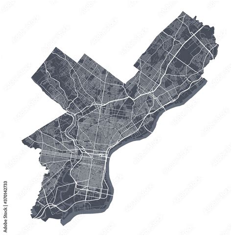 Philadelphia Map 的图像结果