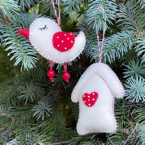 The Holiday Aisle® 2 Piece Bird and House Hanging Figurine Ornament ...