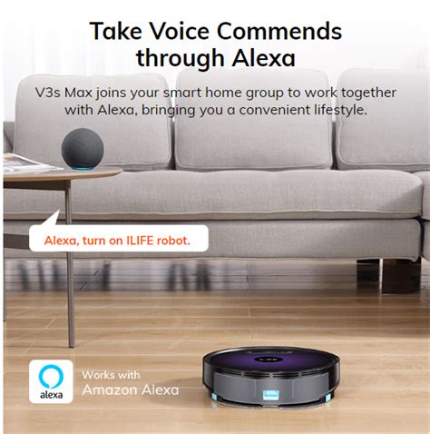 ILIFE V3s Max Automatic Robotic Vacuum Cleaner - Home Cleaning Product ...