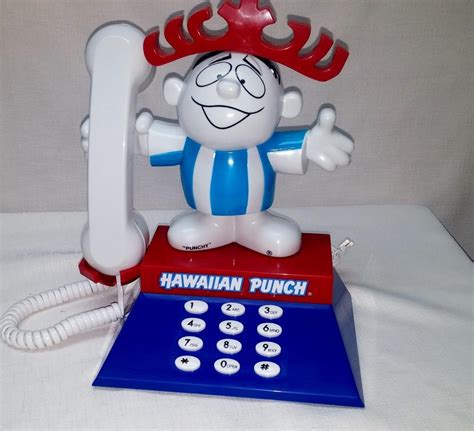 Hawaiian Punch Mascot "PUNCHY" Telephone 1980's Advertising Promo NEW ...