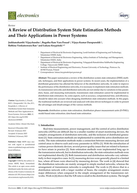 Image result for State Estimation of Power Systems with R Matrix