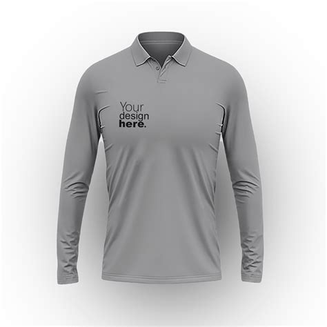 Custom Long Sleeve Polo Shirt Printing - Merchlist