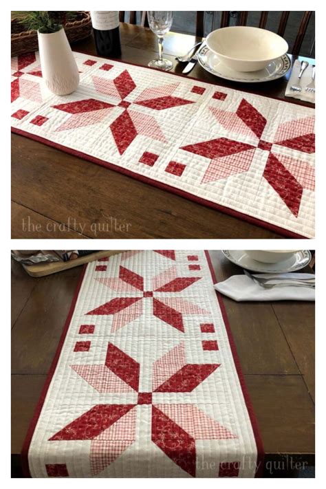 Image result for Star Table Runner Free Pattern