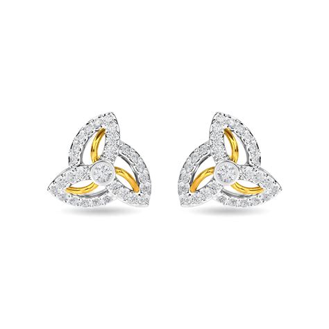 Buy Diamond Stud Laina Earring Online - Top Earring For Women – Kisna