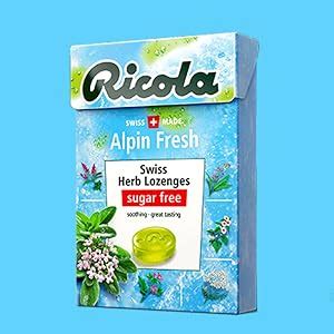 Ricola Bracing Glacier Peppermint Pack of 2 Pouch, 2 X 45 G, 90 Gm ...