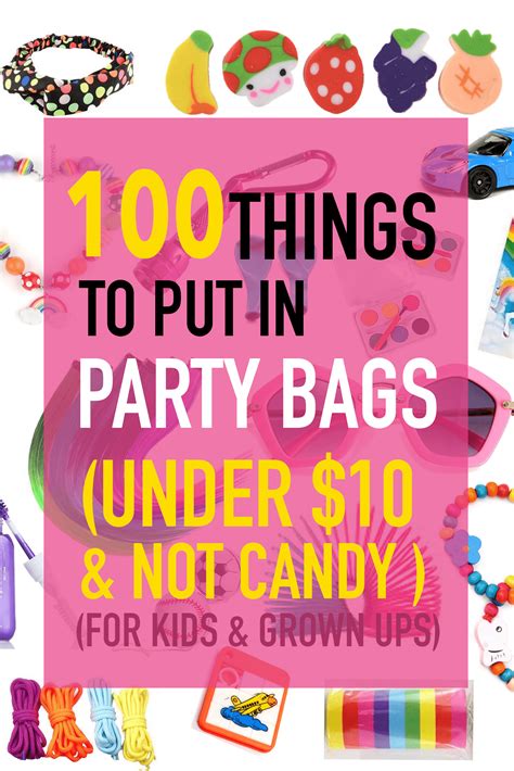 Party bag ideas for kids. Loot bag ideas. Stocking fillers. Party bags ...