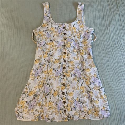 American Eagle Floral Sun Dress In great... - Depop
