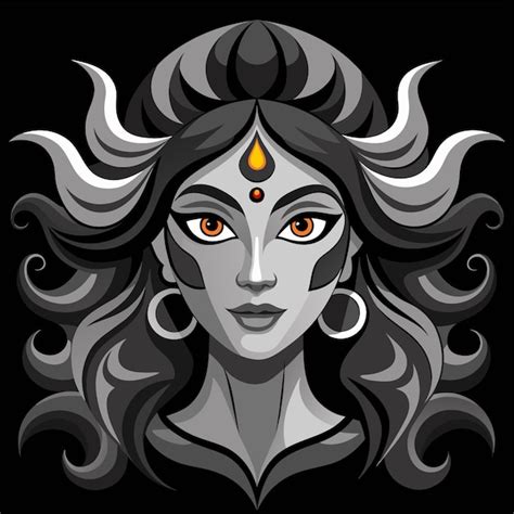 Lord Shiva Krishna Navratri Durga Mahakali Lord Rama handgezeichneter ...