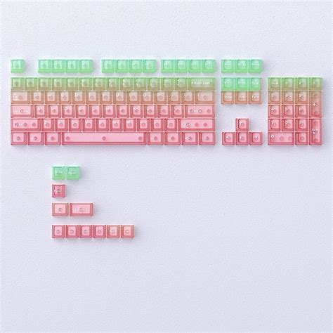 Tropical Dream Matte Translucent Cherry Keycaps – CuriosityCaps