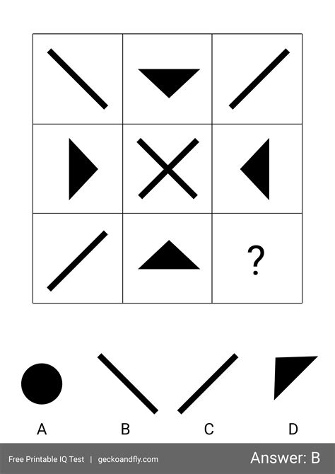 60 Free Printable IQ Test For Kids From 5 to 16 years old [ Part 1 ]