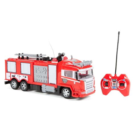 Buy Fire Rescue Water Cannon Remote Control RC Fire Truck Online at ...