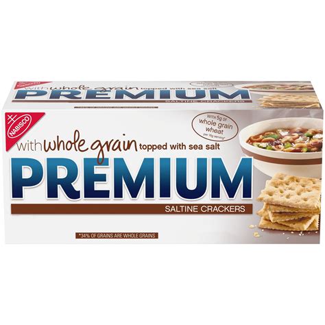 Premium Whole Grain Wheat Saltine Crackers, 1.06 lb - Walmart.com