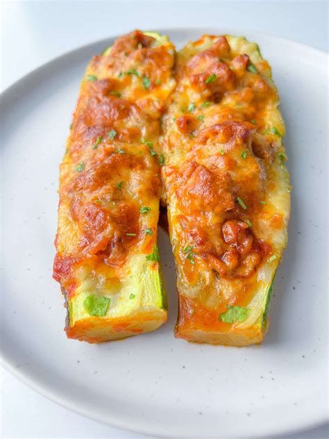 Stuffed Zucchini Boats - The Modern Nonna