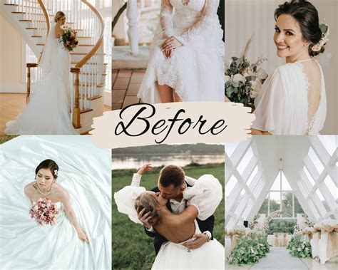 25 Bright Wedding Lightroom Presets, Elegant Wedding Presets, Wedding ...