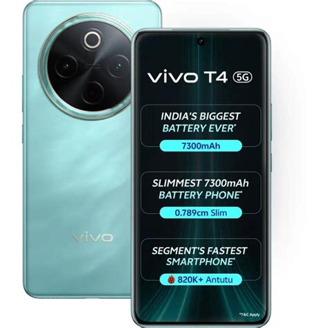 Buy Vivo T4 5G 128 GB, 8 GB RAM, Green, Mobile Phone at Reliance Digital